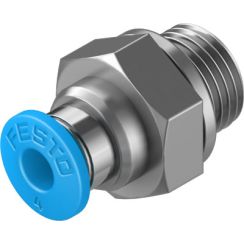 push-in fitting, Straight, Thread G1/8, Tubing 4mm OD