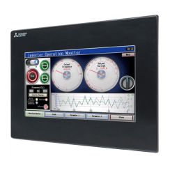 HMI Simple Series, Wide Format, 10 inch, 65k Color, Ethernet, RS-232,RS-422/485, 24VDC